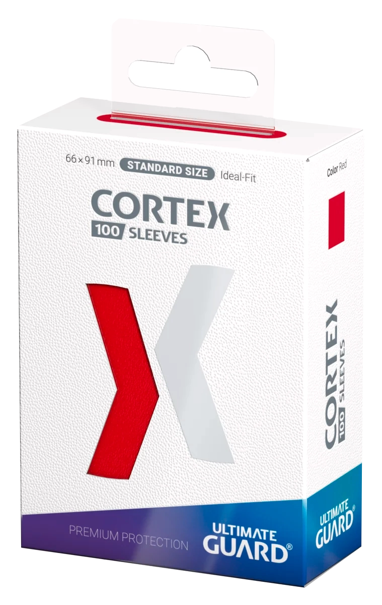 Cortex Sleeves Standard Size (100) - Red
