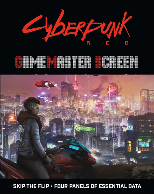Cyberpunk Red Gamemaster Screen