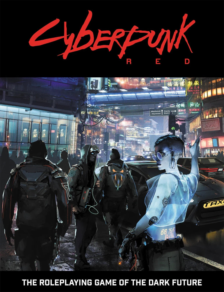 cyberpunk red tabletop rpg core book