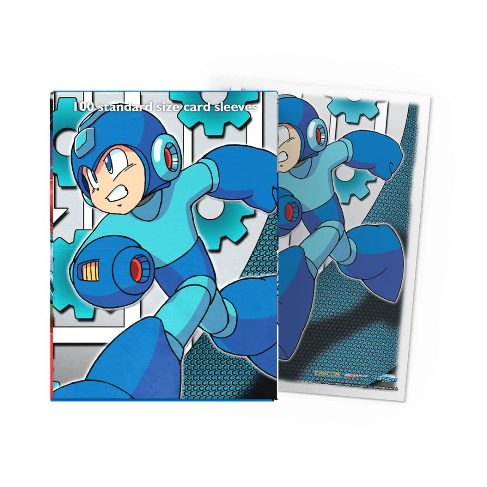 dragon shield classic art sleeves mega man 