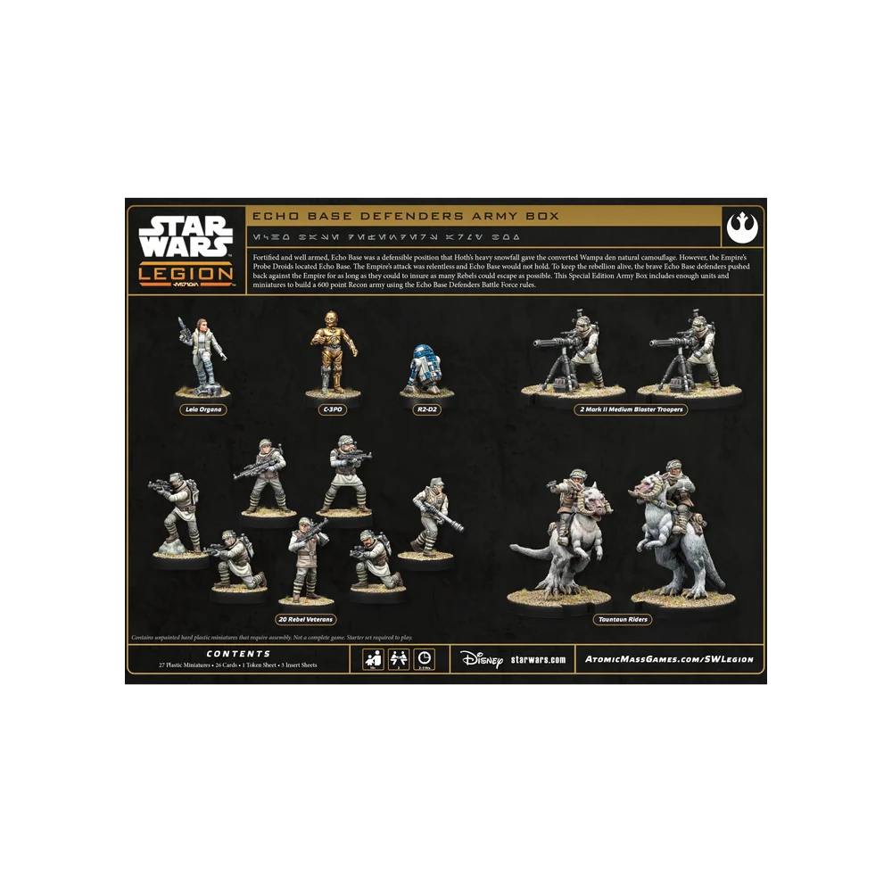 Star Wars Legion:Echo Base Defenders Army Box