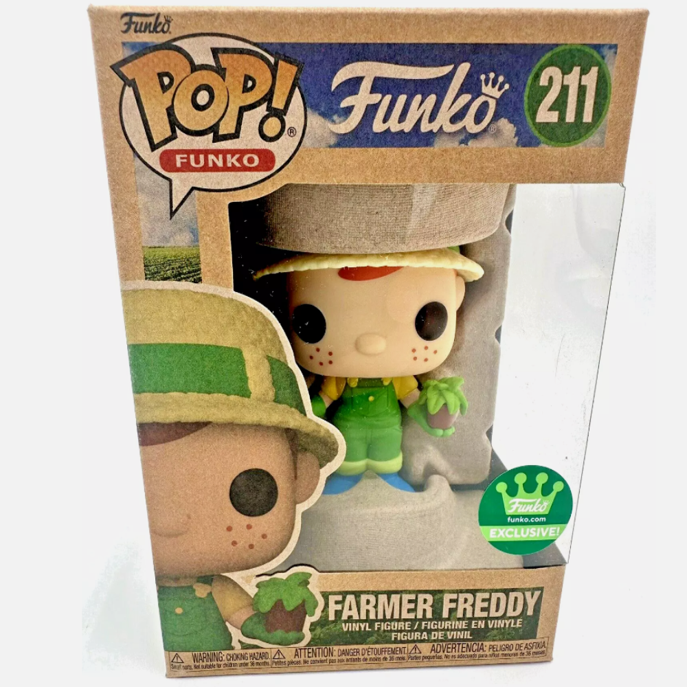 funko pop farmer freddy 211 earth day exclusive
