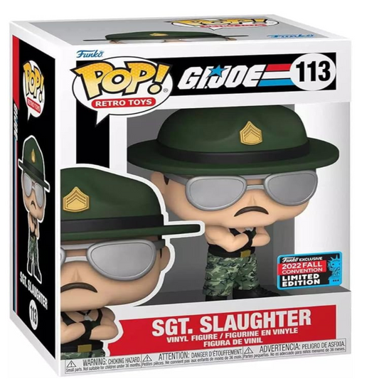 Funko Pop! G.I. Joe Sgt. Slaughter #113 2022 Exclusive