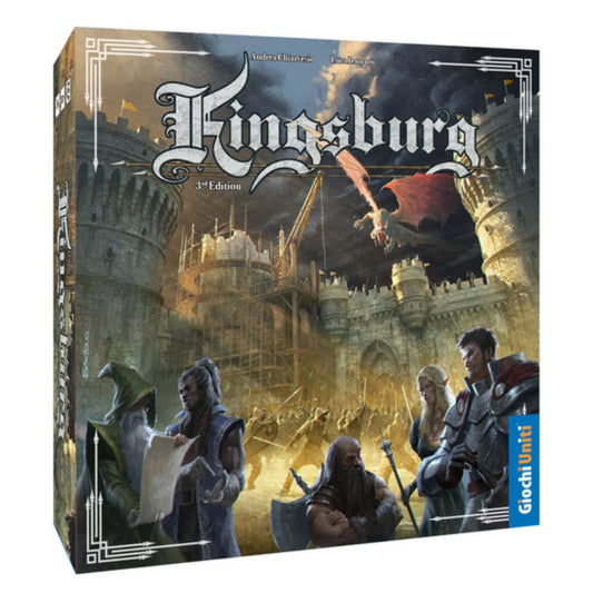 KINGSBURG 3RD EDITION BOARD GAME BOX