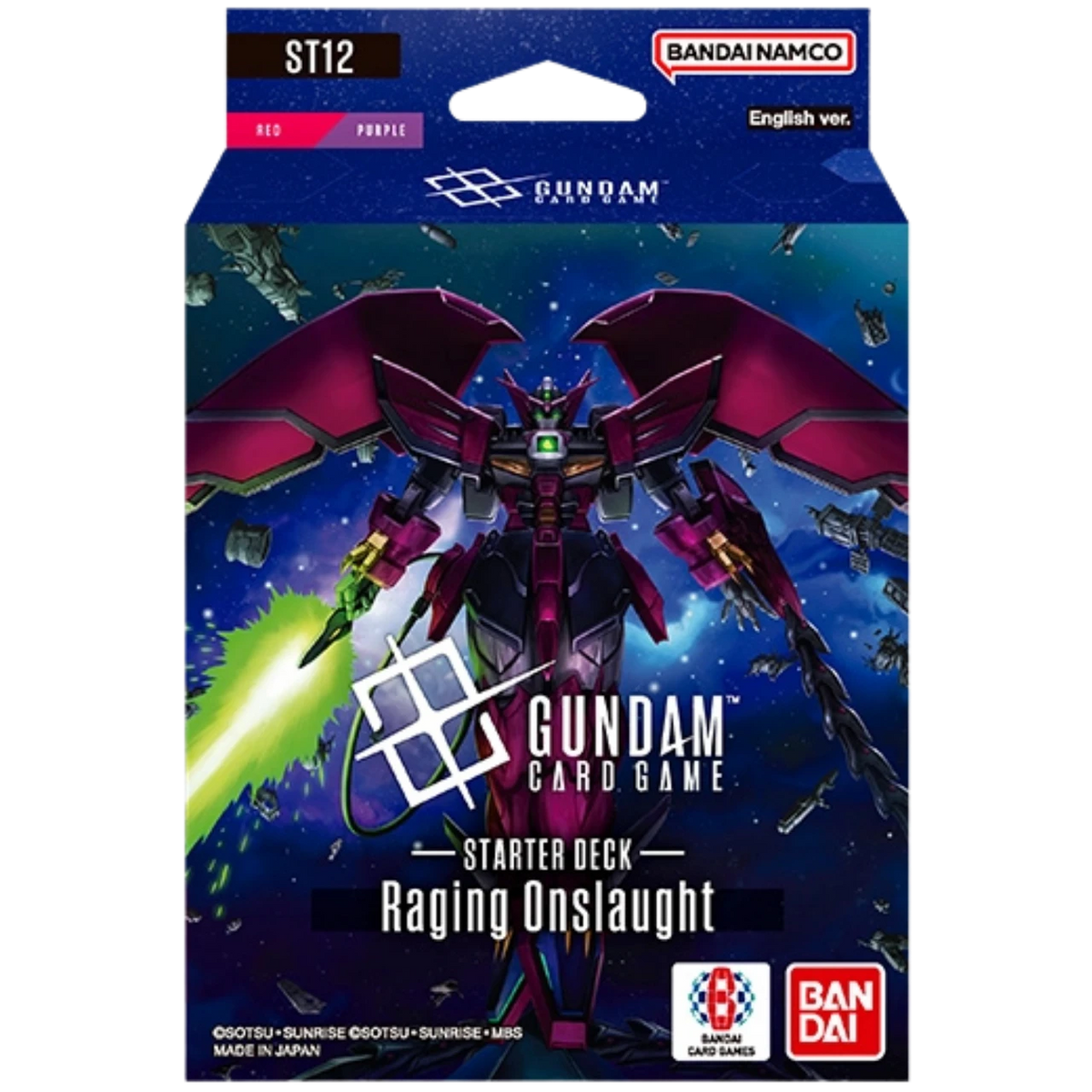 gundam card game starter deck raging onslaught