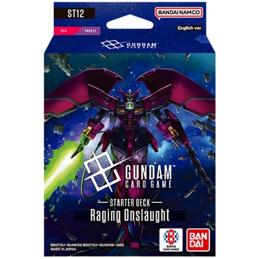 gundam card game starter deck raging onslaught