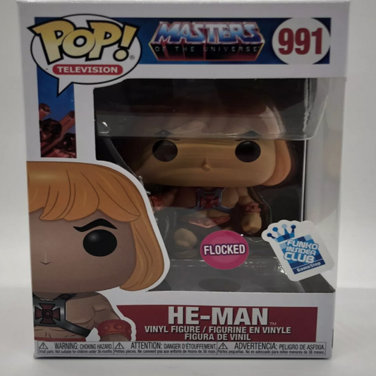 Funko POP! Master of the Universe #991 HE-MAN, Excl Flocked In Protector 2020