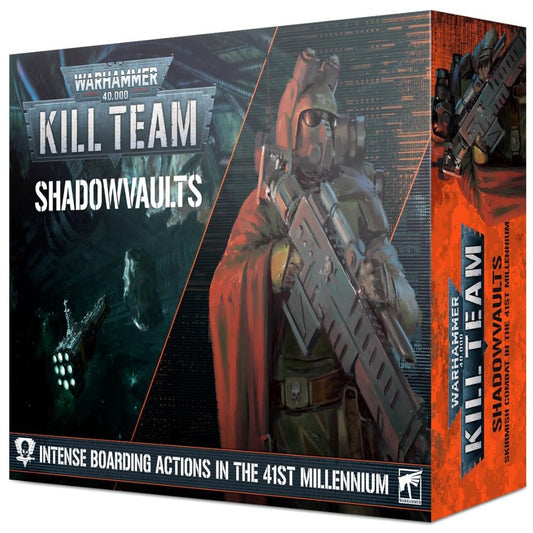 Warhammer 40k Kill Team Shadowvaults www.thegamestore.com Intense Boarding Actions In The 41st Millennium Box Front