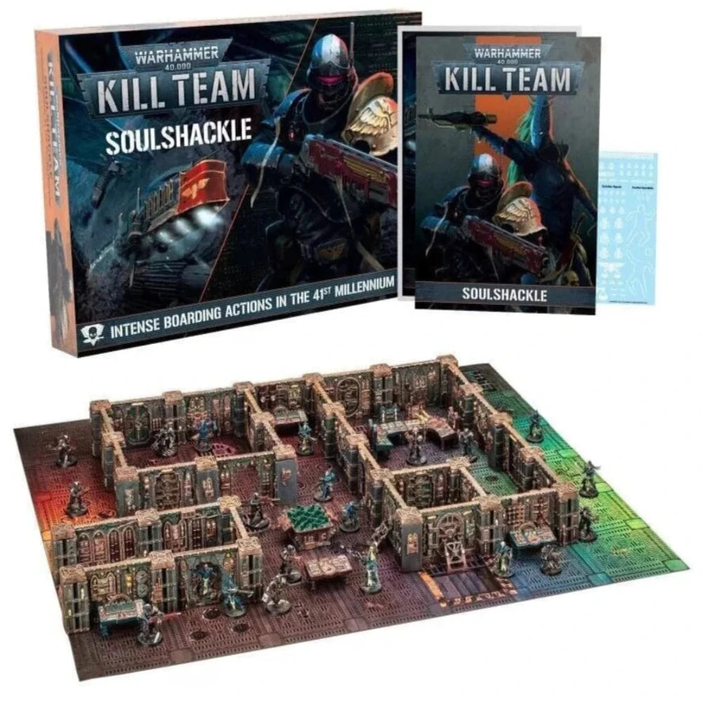 Warhammer 40k Kill Team Soulshackle www.thegamestore.com Intense Boarding Actions In The 41st Millennium Box Contents