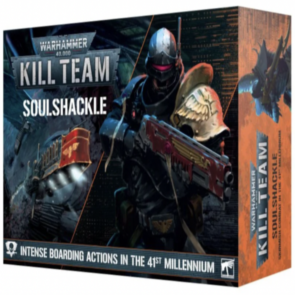 Warhammer 40k Kill Team Soulshackle www.thegamestore.com Intense Boarding Actions In The 41st Millennium Box Front