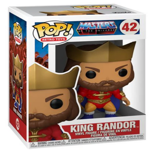 Funko - Pop! - POP Masters of the Universe King Randor (Metallic) #42