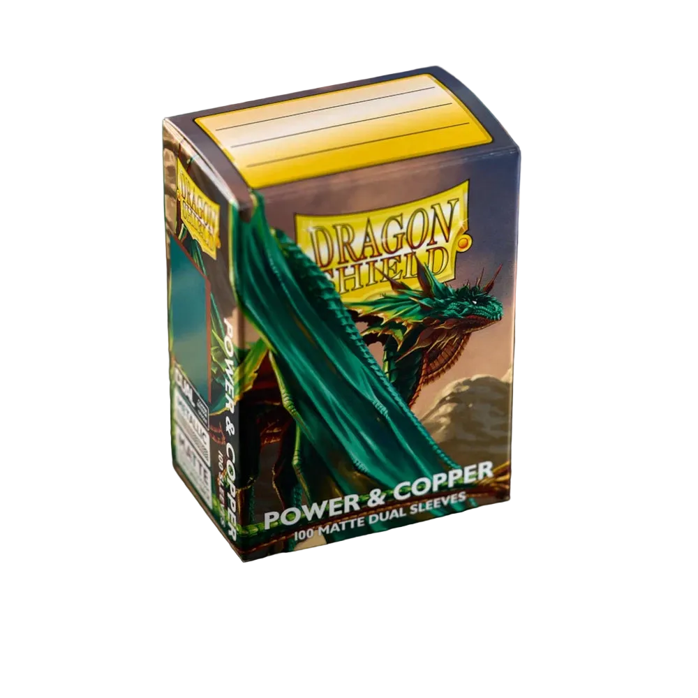 dragon shield power copper dual matte sleeves