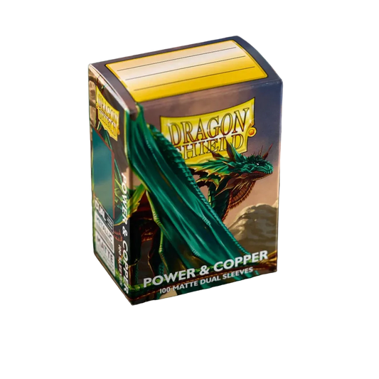 dragon shield power copper dual matte sleeves