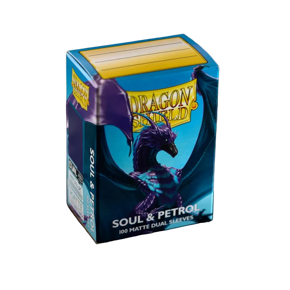 dragon shield soul petrol matte dual sleeves