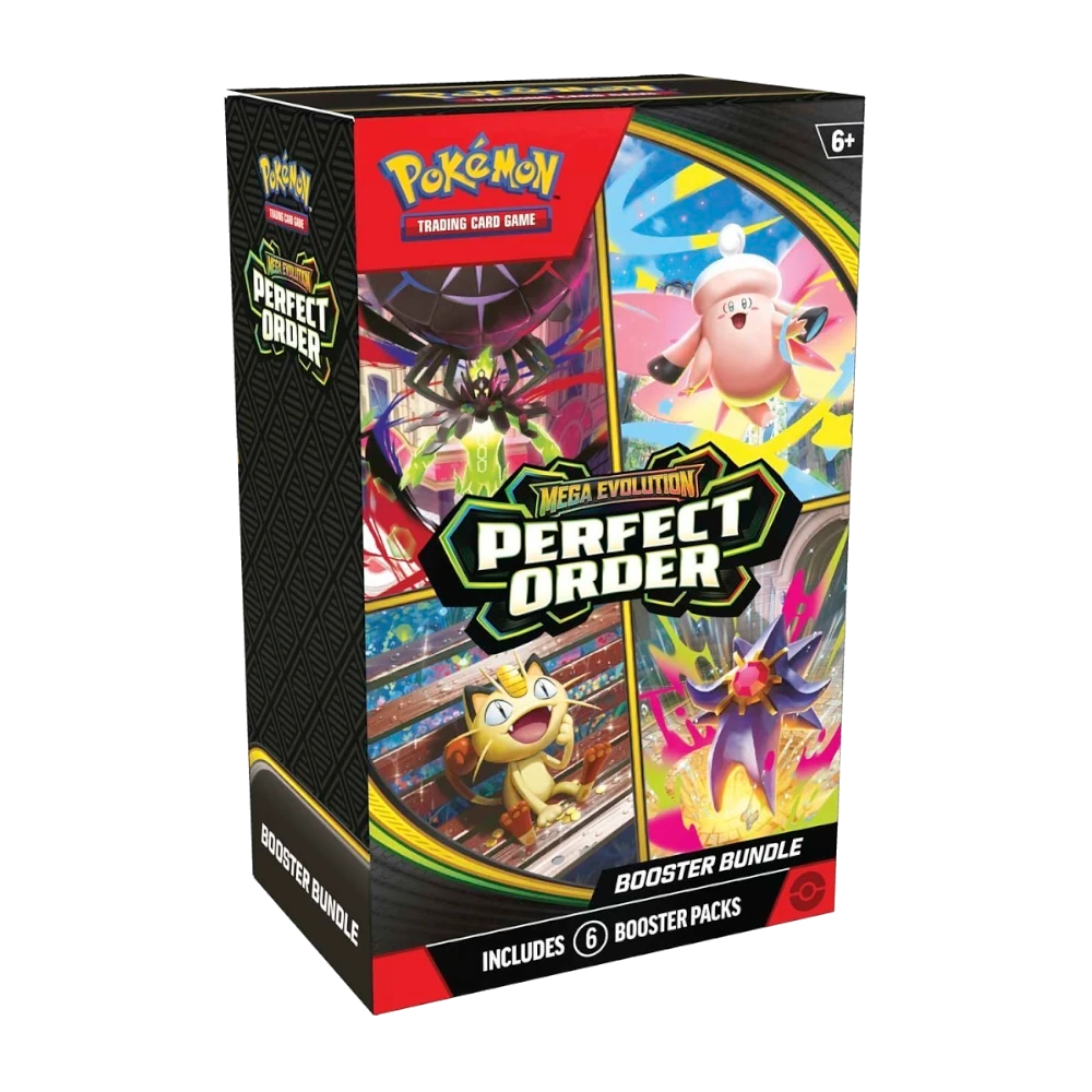mega evolution perfect order booster bundle card game