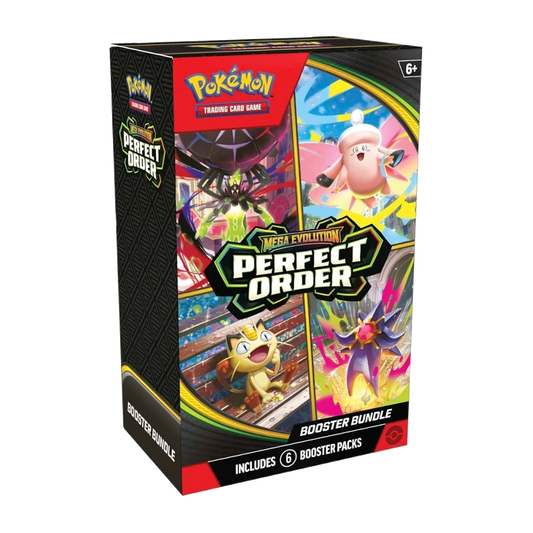mega evolution perfect order booster bundle card game
