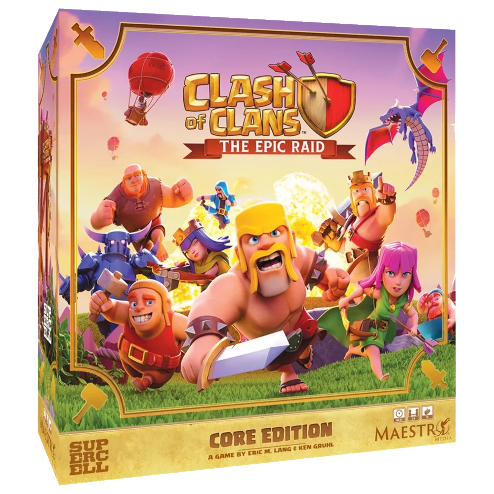 clash clans board game epic raid