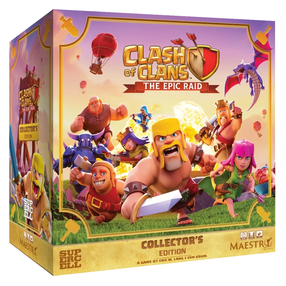 clash clans board game epic raid collector's edition