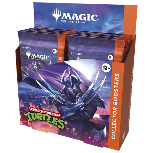 magic the gathering teenage mutant ninja turtles collector booster pack display
