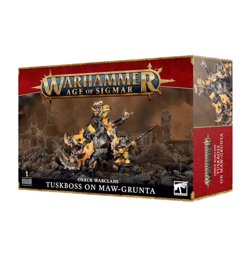 warhammer age of sigmar tuskboss on maw-grunta