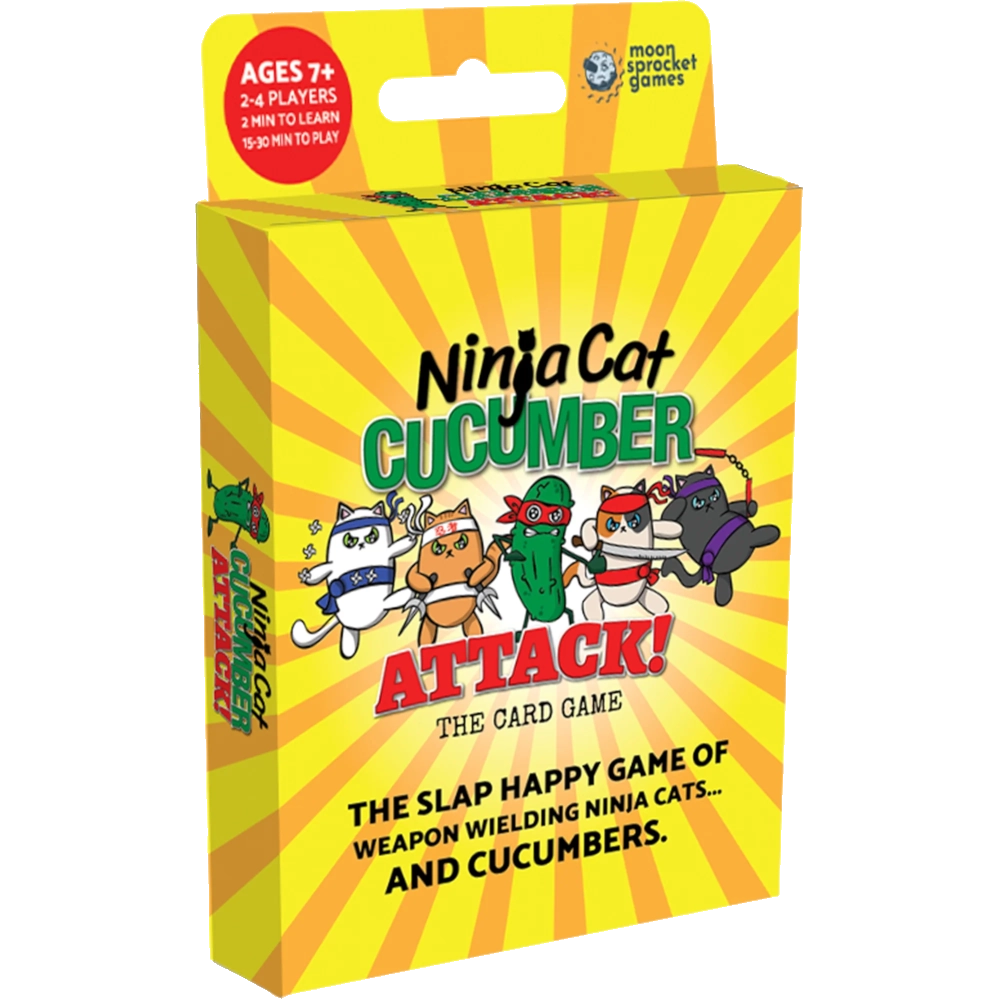 ninja cat cucumber attack card game