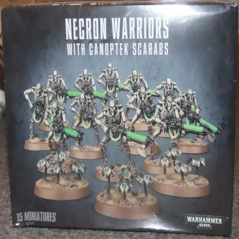 Warhammer factions necron warriors canoptek scarabs Citadel miniatures box