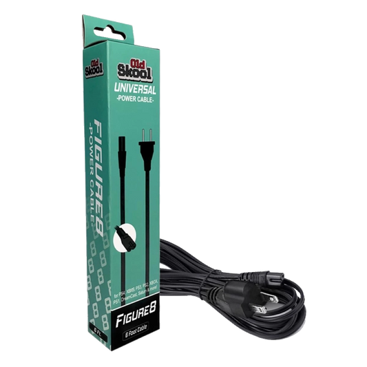old skool universal power cable figure8