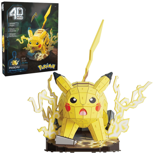 pokemon pikachu 4d build childrens puzzle