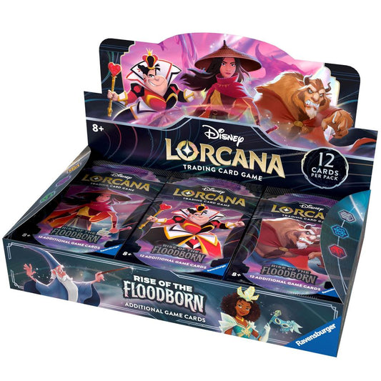 Disney Lorcana - Rise Of The Floodborn Factory Sealed Booster Box (24 Booster Packs)