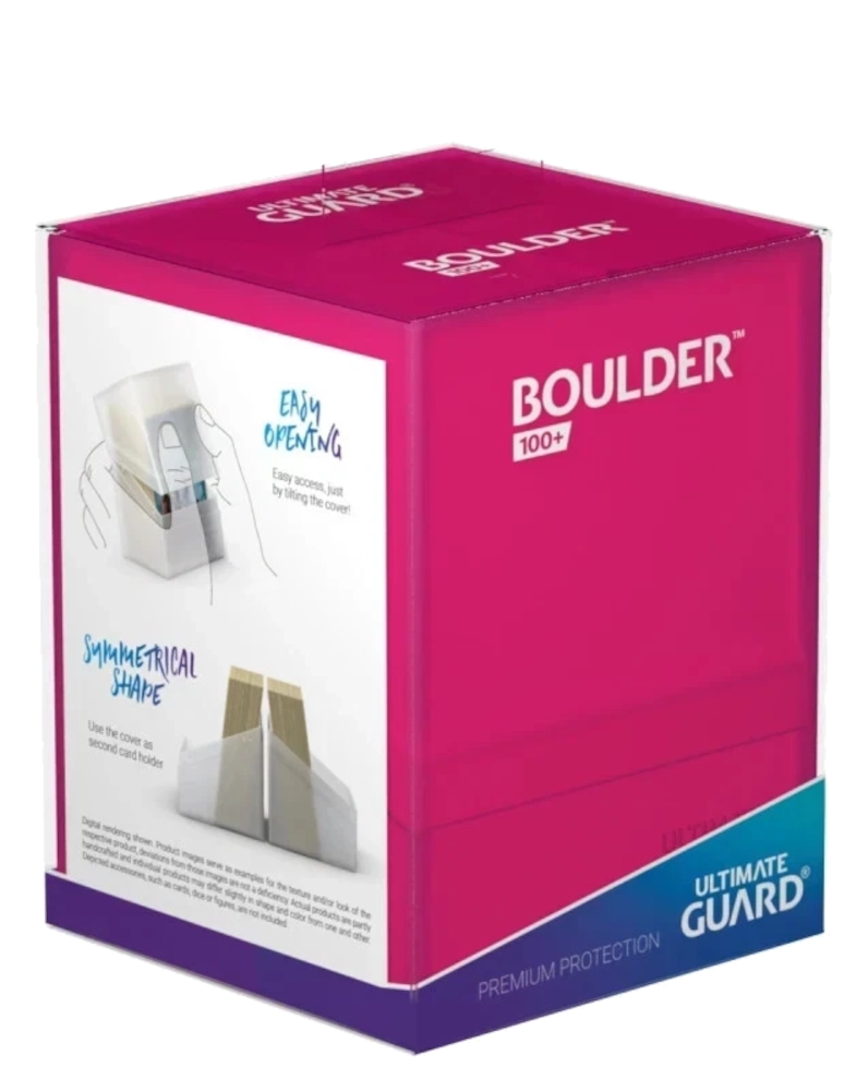 Ultimate Guard Boulder Clear Rhodonite