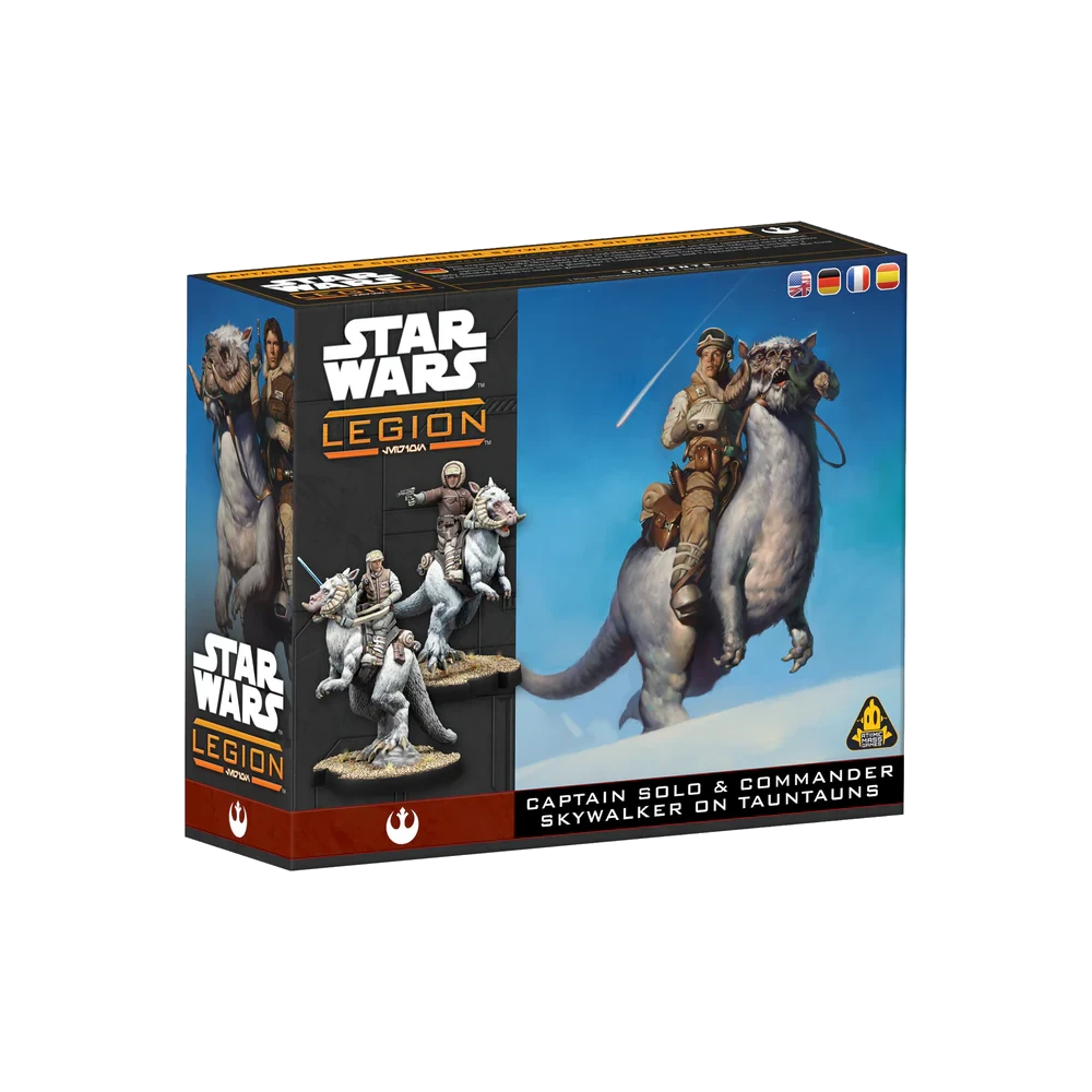 Captain Solo and Commander Skywalker on Tauntauns