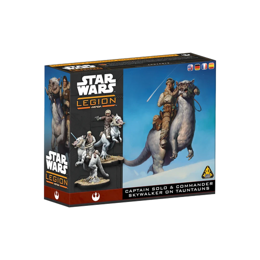 Captain Solo and Commander Skywalker on Tauntauns
