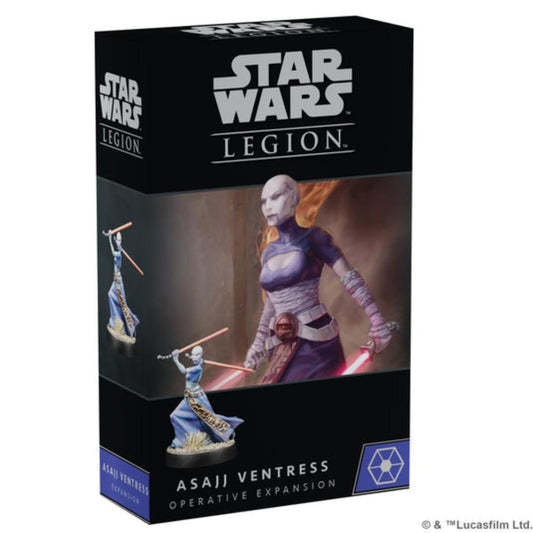 STAR WARS LEGION ASAJJ VENTRESS OPERATIVE EXPANSION BOX FRONT