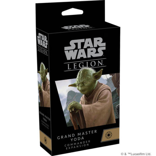 STAR WARS LEGION GRAND MASTER YODA COMMANDER EXPANSION BOX FRONT