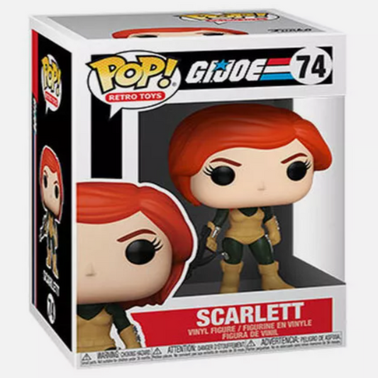 SCARLETT GI JOE FUNKO POP! VINYL FIGURE #74 NEW IN BOX