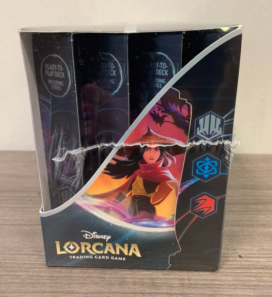 Disney Lorcana - Rise Of The Floodborn Sealed Case Of 8 Starter Decks