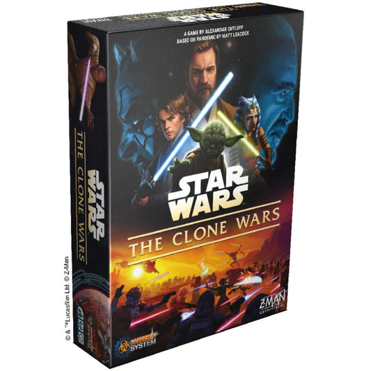 STAR WARS THE CLONE WARS BOARD GAME BOX FRONT
