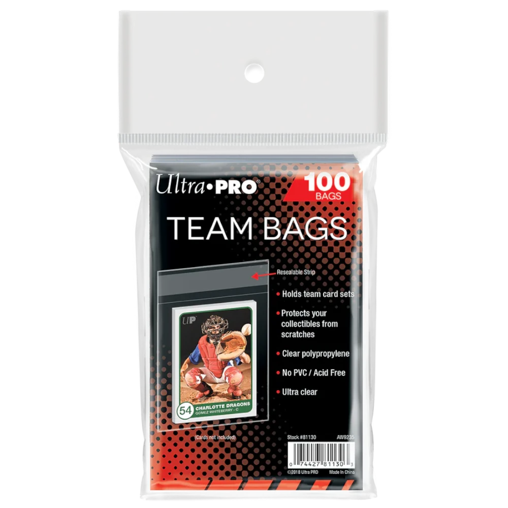 ultra pro team bags card sleeves
