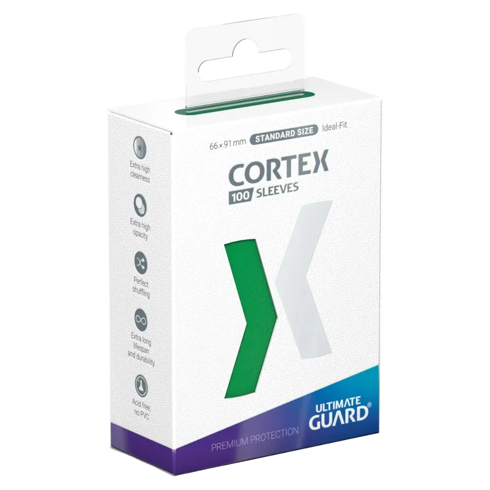 Cortex Sleeves Standard Size (100) - Green