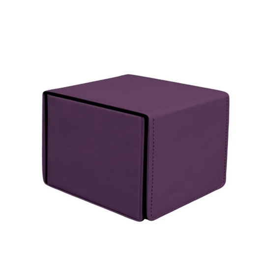 ultra pro vivid alcove edge midnight purple deckbox