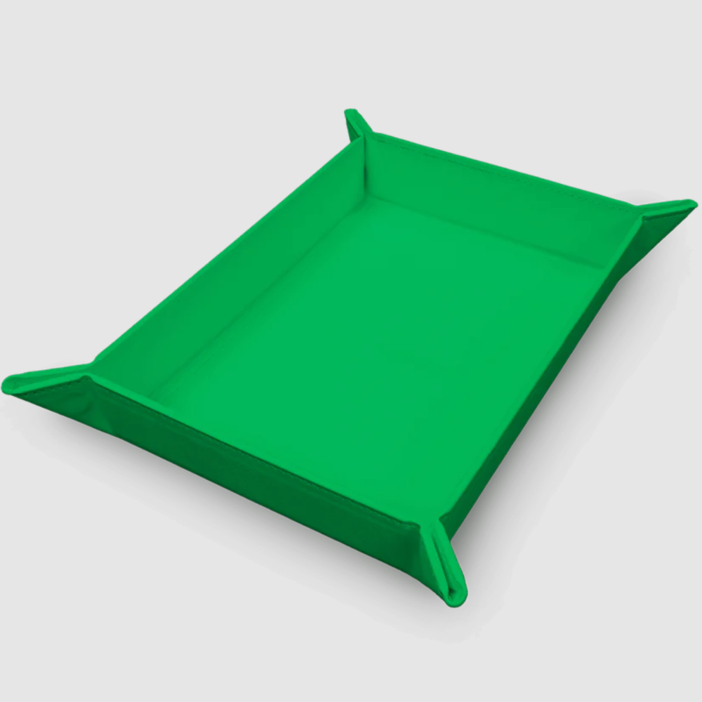 ultra pro vivid folding dice tray magnetic green