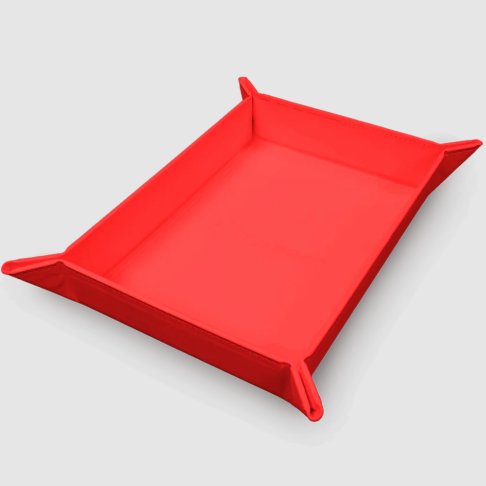 ultra pro vivid folding dice tray magnetic red