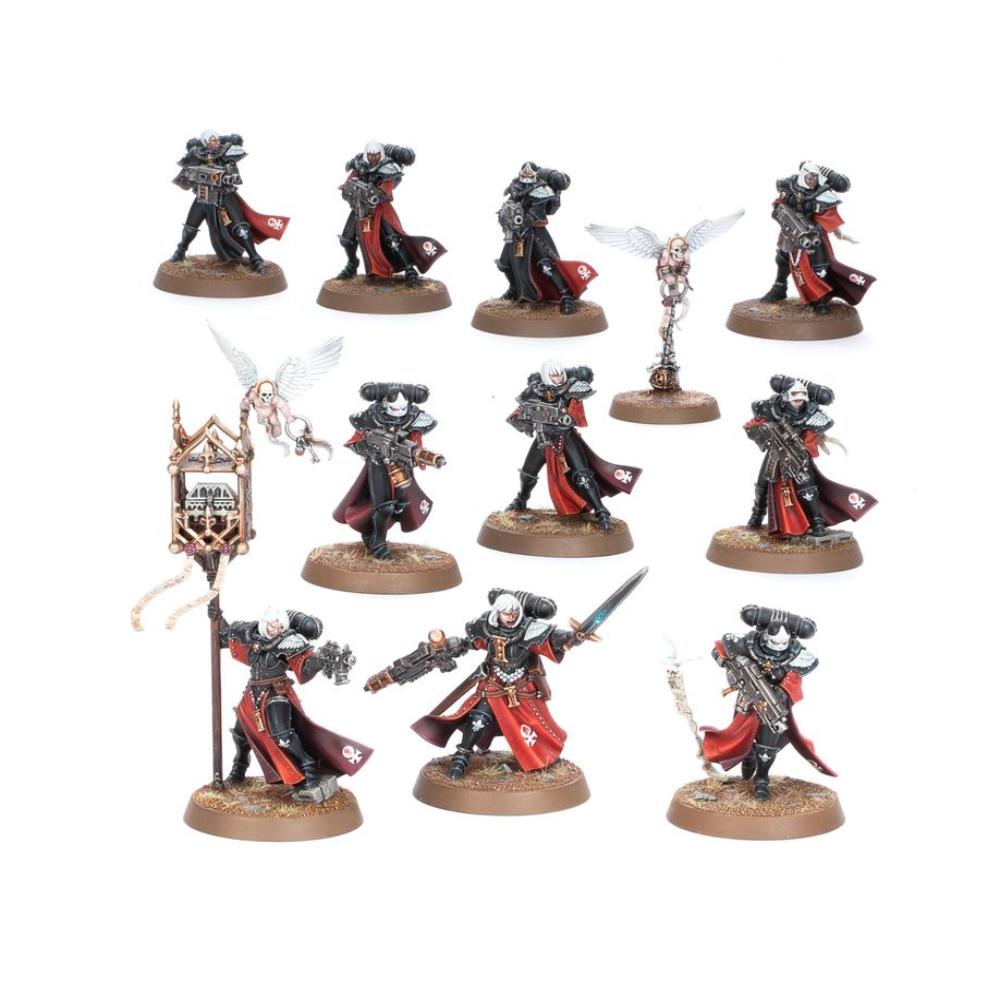 WARHAMMER 40k ADEPTA SORORITAS BATTLE SISTERS SQUAD PAINTED 2