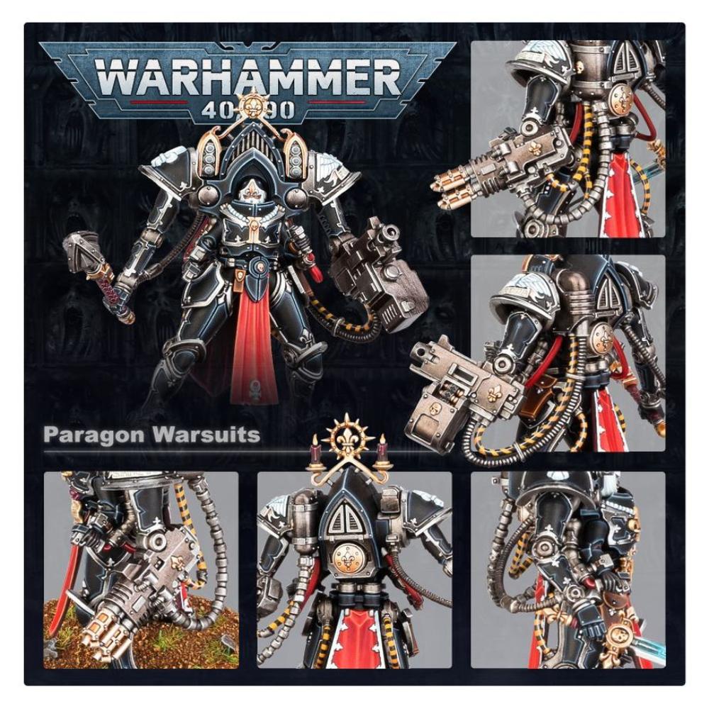 WARHAMMER 40k ADEPTA SORORITAS PARAGON WARSUITS PAINTED