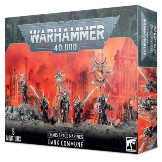 WARHAMMER 40k CHAOS SPACE MARINES DARK COMMUNE BOX