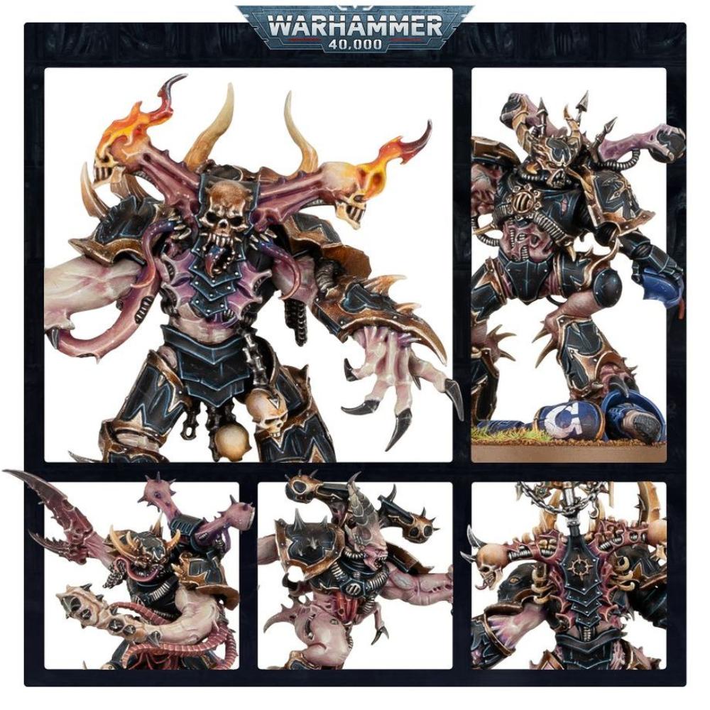WARHAMMER 40k CHAOS SPACE MARINES POSSESSED PAINTED