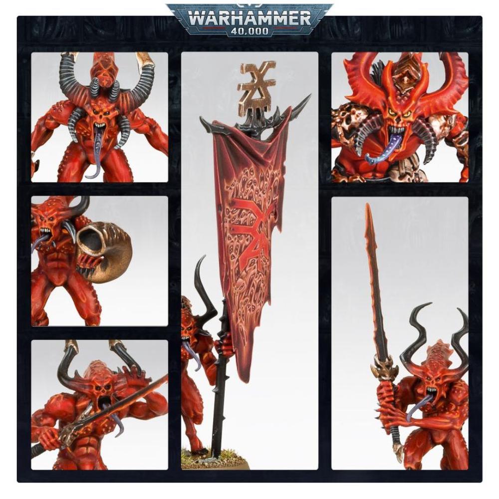 WARHAMMER 40k COMBAT PATROL CHAOS DAEMONS PAINTED 4