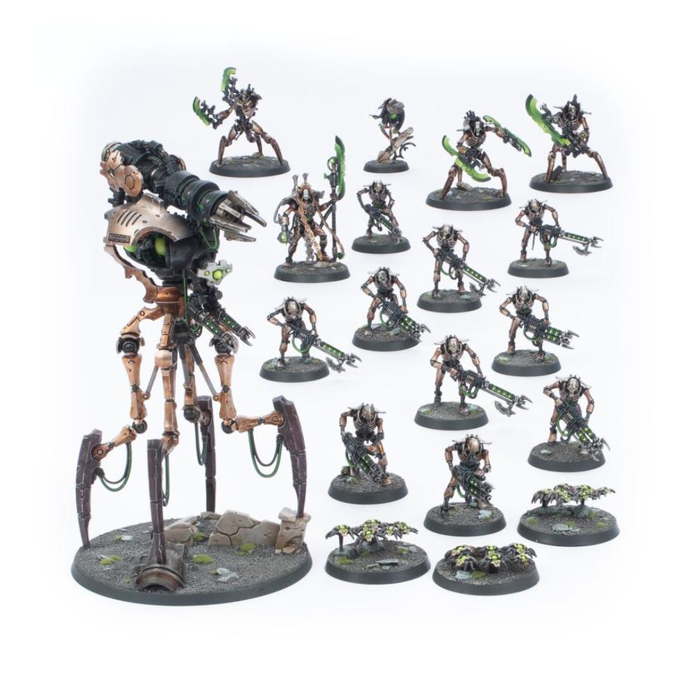 WARHAMMER 40k COMBAT PATROL NECRONS PAINTED 3