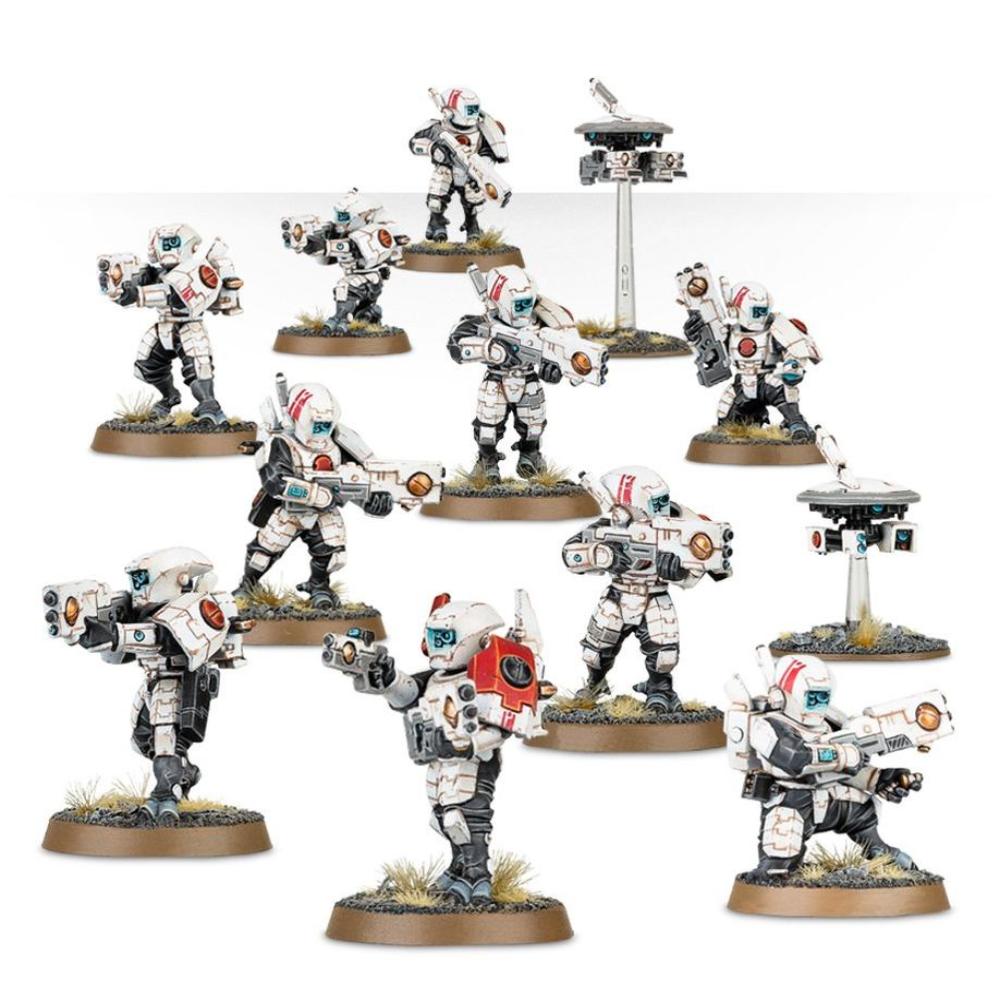 WARHAMMER 40k COMBAT PATROL T'AU EMPIRE PAINTED 10