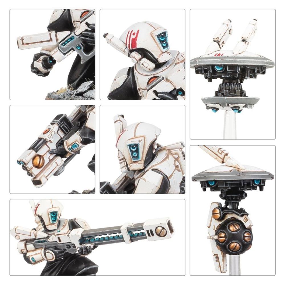 WARHAMMER 40k COMBAT PATROL T'AU EMPIRE PAINTED 4